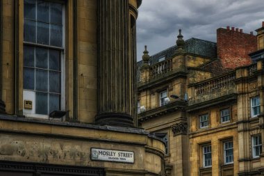 Mosley Caddesi, Newcastle Tyne üzerinde, İngiltere, İngiltere