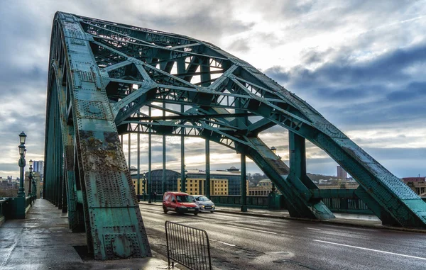 Tyne Bridge Sul Fiume Tyne Newcastle Tyne Inghilterra Regno Unito — Foto Stock