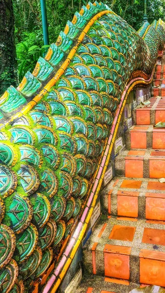 Trappor Doi Suthep Temple Chiang Mia Thailand — Stockfoto