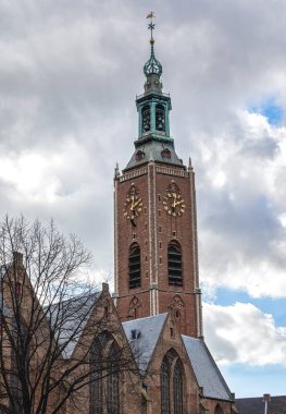 Lahey, Hollanda 'daki Katedral saat kulesi