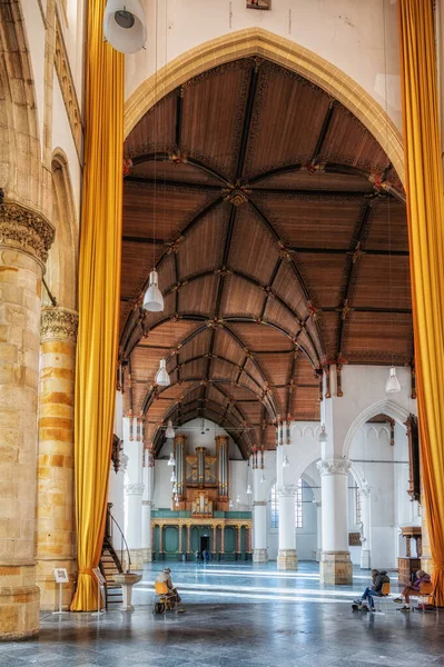 Гаага Нидерланды Февраля 2023 Года Интерьер Церкви Святого Иакова Гааге — стоковое фото