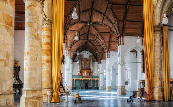 Гаага Нидерланды Февраля 2023 Года Интерьер Церкви Святого Иакова Гааге — стоковое фото