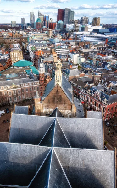 Uitzicht Haagse Stad Van Bovenaf Nederland — Stockfoto