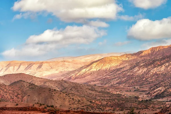 Gyönyörű Hegyvidéki Táj Elhelyezkedés Atlasz Hegység Marokkó Észak Afrika — Stock Fotó