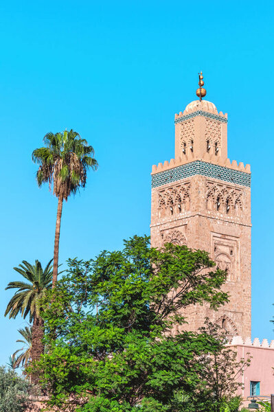 The Koutoubia Archeological Mosque Marrakesh, Morocco.