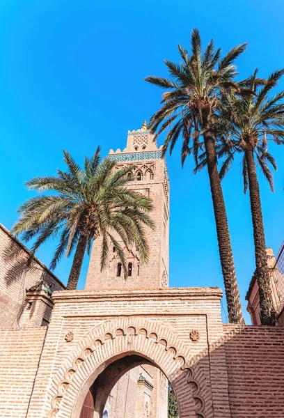 stock image The Koutoubia Archeological Mosque Marrakesh, Morocco.