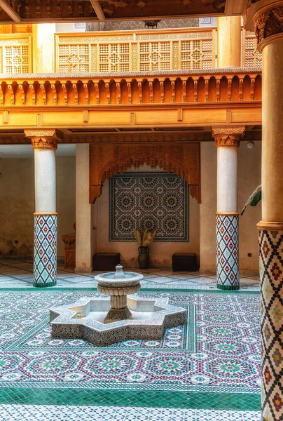 stock image Details of the Moroccan Culinary Arts Museum, Marrakech