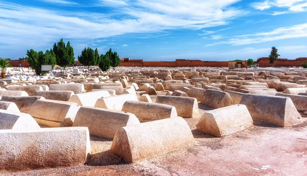 View Old Jewish Cemetery Mellah Quarter Marrakech Morocco — Stock Photo, Image