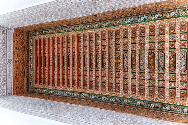 Soffitto Decorato Nel Palazzo Bahia Palazzo Del Tardo Xix Secolo — Foto Stock
