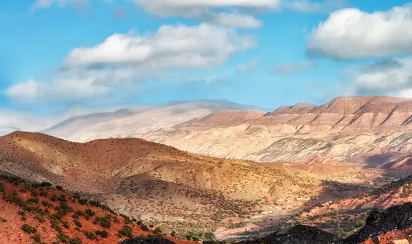 Güzel Dağ Manzarası Konumu Atlas Dağları Fas Kuzey Afrika — Stok fotoğraf