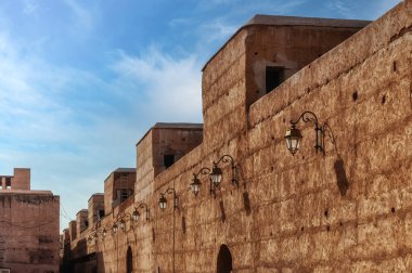 Kasbah, Marakeş, Fas 'taki antik Medine duvarı