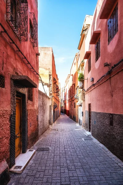 stock image The beautiful alleyways of the Medina of Marrakesh, Morocco, North Africa