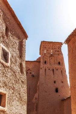 Yüksek Atlas Dağları 'ndaki Berber Köyü, Fas, Kuzey Afrika