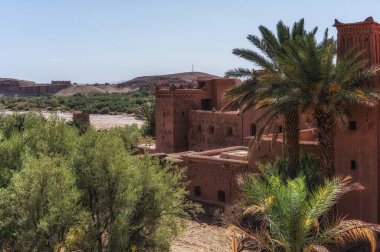 Yüksek Atlas Dağları 'ndaki Berber Köyü, Fas, Kuzey Afrika