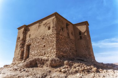 Yüksek Atlas Dağları 'ndaki Berber Köyü, Fas, Kuzey Afrika
