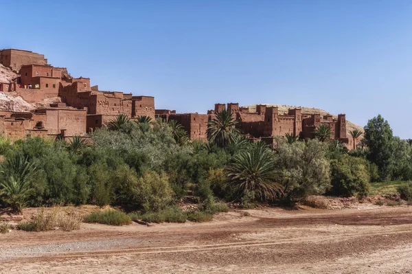 Ait Benhaddou Eine Befestigte Stadt Der Ehemalige Karawanenweg Von Der — Stockfoto