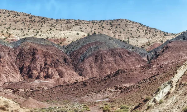 Utsikt Över Låga Lagren Den Pittoreska Atlasbergen Marocko — Stockfoto