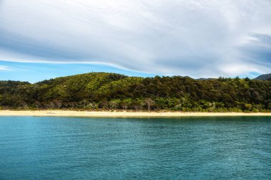 kıyı görünümü, abel tasman Ulusal Parkı, Yeni Zelanda