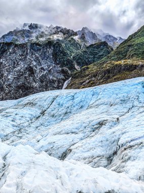 Tilki Buzulu Yeni Zelanda Manzarası Yeşillik, Dağ Manzarası
