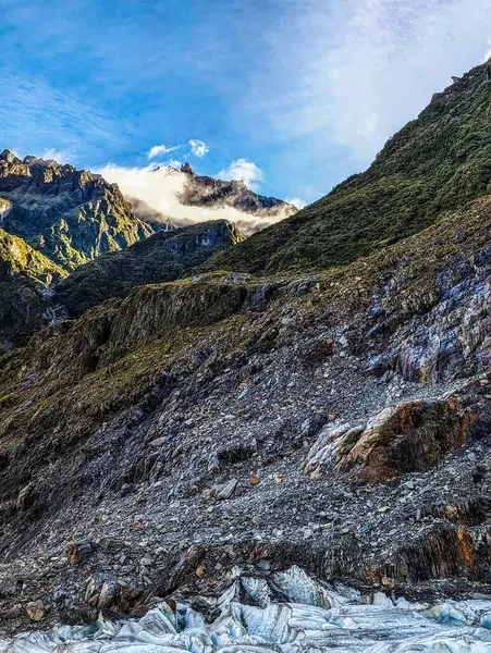 stock image Fox Glacier New Zealand Landscape Greenery, Mountain view