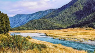 Yeni Zelanda, Güney Adası, Batı Yakası Bölgesi, Ulusal Park Dağı, Unesco Dünya Mirası Bölgesi