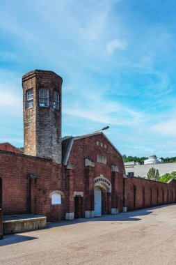 Seoul, South Korea - 07 September: Seodaemun Prison History Hall entrance view clipart