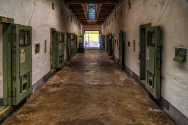 Seul, Güney Kore - 07 Eylül: Seodaemun 'daki Hücre Bloğu Japon Koloni Hapishanesi Güney Kore