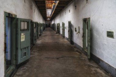 Seul, Güney Kore - 07 Eylül: Seodaemun 'daki Hücre Bloğu Japon Koloni Hapishanesi Güney Kore