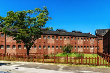 Seoul, South Korea - 07 September: Seodaemun Prison History Hall, It is a historical building was operated as a prison for decades from 1908 to 1987 in Seoul, South Korea. clipart