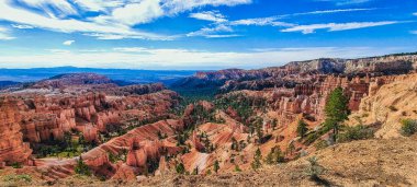 Sunset Point 'ten manzara, Bryce Canyon Ulusal Parkı, Utah, ABD