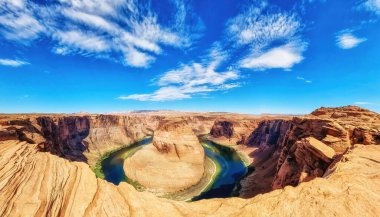 Horseshoe Virajından Manzara, Page, AZ, ABD