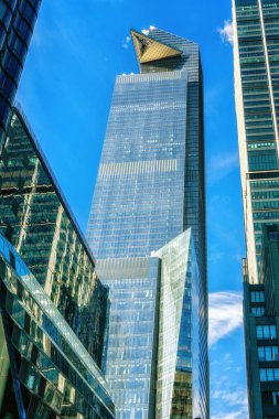 New York, ABD 'deki Edge gözlem güvertesi. Sokak manzarası.