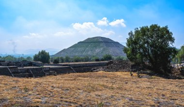 Ölü ve Güneş Piramidi Bulvarı, Güneş Tapınağı Teotihuacan, Mexico City