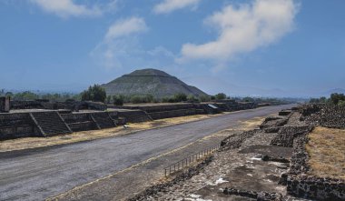 Ölü ve Güneş Piramidi Bulvarı, Güneş Tapınağı Teotihuacan, Mexico City