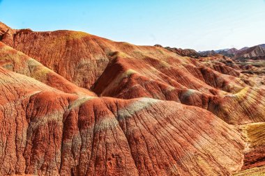 Zhangye Danxia Landform Jeoloji Parkı, Gansu, Çin