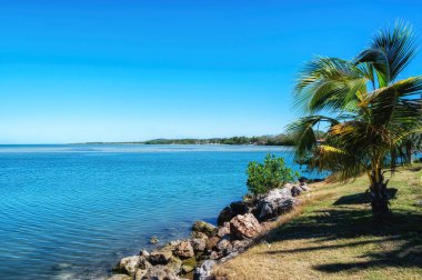 Ocean View in Champoton, Mexico clipart