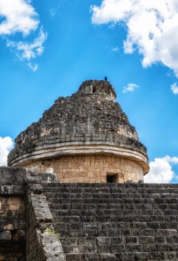 El Caracol, Salyangoz, bir gözlemevi, Zona Central, Chichen-itza, dünyanın yeni harikası, Maya ve Toltec arkeolojik