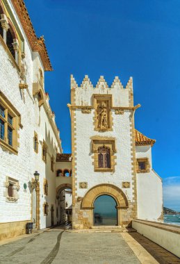 Palau Maricel (Maricel de Mar Müzesi), Sitges, Costa Dorada, Katalonya, İspanya