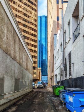 Edmonton, Kanada - 11 Mart 2025: Sokak sahneleri Edmonton, Alberta, Kanada