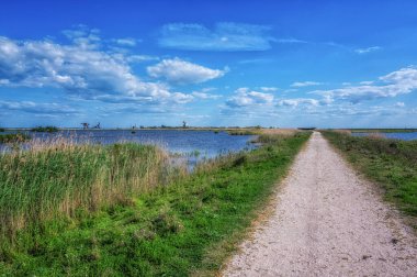 Hollanda 'daki Markerwadden Kuşlar ve Rekreasyon için yeni yapılmış bir doğa rezervi. Kuşlar için bir sürü göl ve dere ve Kuşlar için gözlem kuleleri var..