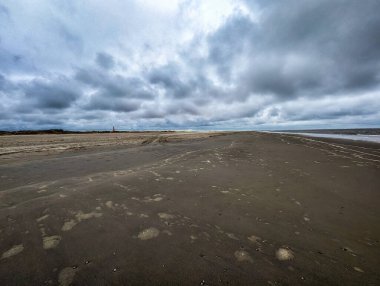 Balg, Hollanda, Schiermonnikoog 'un doğu ucundaki sahil ovasında.