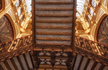 Mexico City, Meksika 'daki tarihi posta ofisi. Palacio de Correos de Mexico mu yoksa Correo Belediye Başkanı mı?)