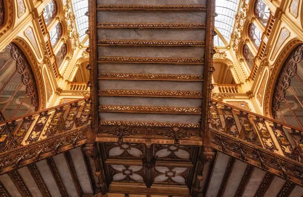 Mexico City, Meksika 'daki tarihi posta ofisi. Palacio de Correos de Mexico mu yoksa Correo Belediye Başkanı mı?)