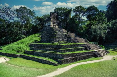 Templo de la Cruz, Palenque, Meksika 'daki Cross Tapınağı.