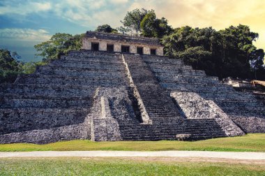 Yazıtlar Tapınağı ya da Yazıtlar Tapınağı, Palenque, Chiapas, Meksika