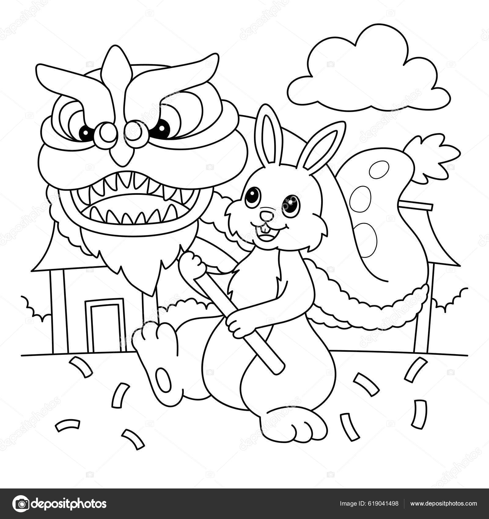 토끼용 귀엽고 재밌는 페이지 아이들에게 색을칠 시간을 페이지는 쉽습니다 어린아이들 스톡 벡터 - ©abbydesign 619041498, image size:1600x1700