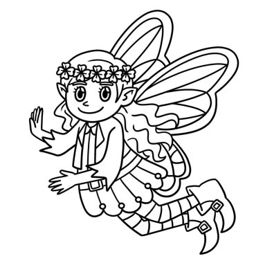  Aziz Patrick Günü Yonca Perisi 'nin sevimli ve komik renkli bir sayfası. Çocuklar için saatlerce boyama eğlencesi sağlıyor. Renk, bu sayfa çok kolay. Küçük çocuklar ve yeni yürümeye başlayanlar için uygun..