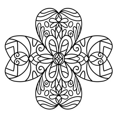  Aziz Patrick Günü Shamrock Mandala 'sının sevimli ve komik renkli bir sayfası. Çocuklar için saatlerce boyama eğlencesi sağlıyor. Renk, bu sayfa çok kolay. Küçük çocuklar ve yeni yürümeye başlayanlar için uygun..