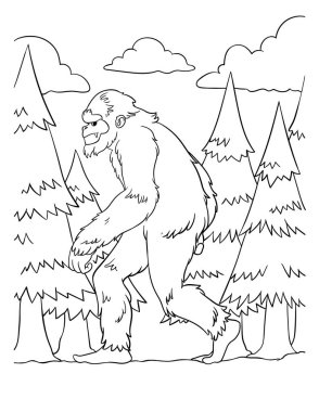 Koca Ayak 'ın şirin ve komik renkli bir sayfası. Çocuklar için saatlerce boyama eğlencesi sağlıyor. Renk, bu sayfa çok kolay. Küçük çocuklar ve yeni yürümeye başlayanlar için uygun..