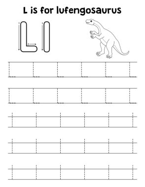 Bir Lufengosaurus 'un sevimli ve komik bir iz sürme sayfası. Çocuklara saatlerce eğlence takibi sağlıyor. Takip etmek için, bu sayfa çok kolay. Küçük çocuklar ve yeni yürümeye başlayanlar için uygun..